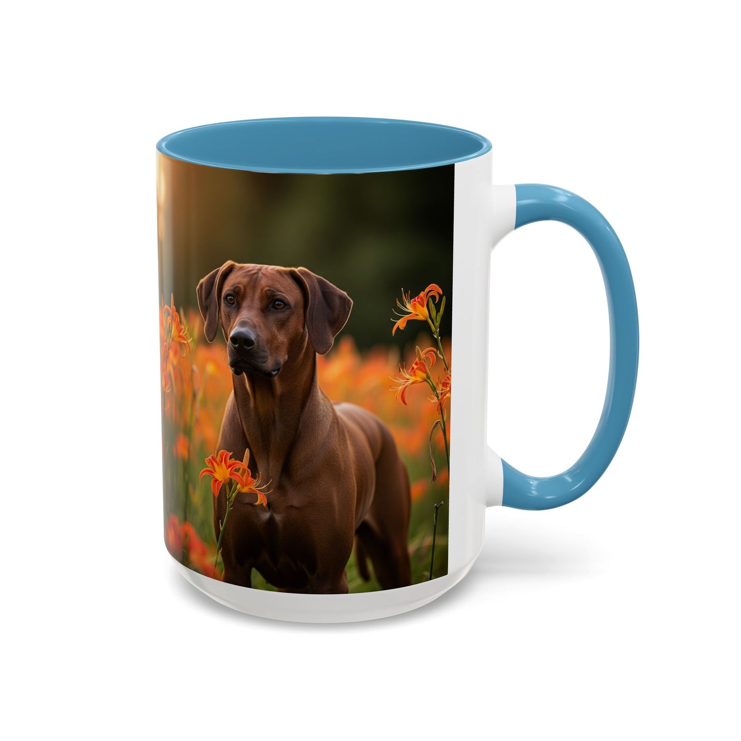 Taza de café con diseño de Rhodesian Ridgeback: el regalo perfecto para los amantes de los perros.