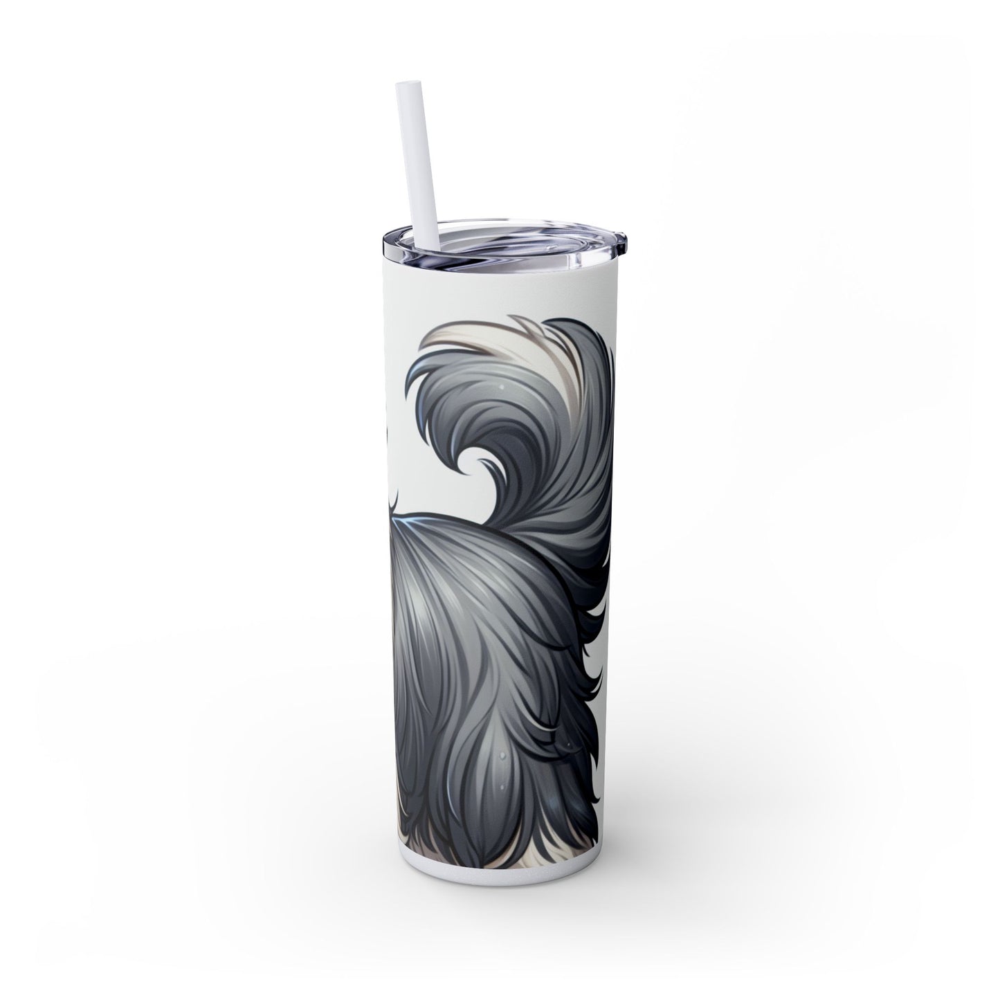 Old English Sheepdog Tumbler with Straw, 20oz