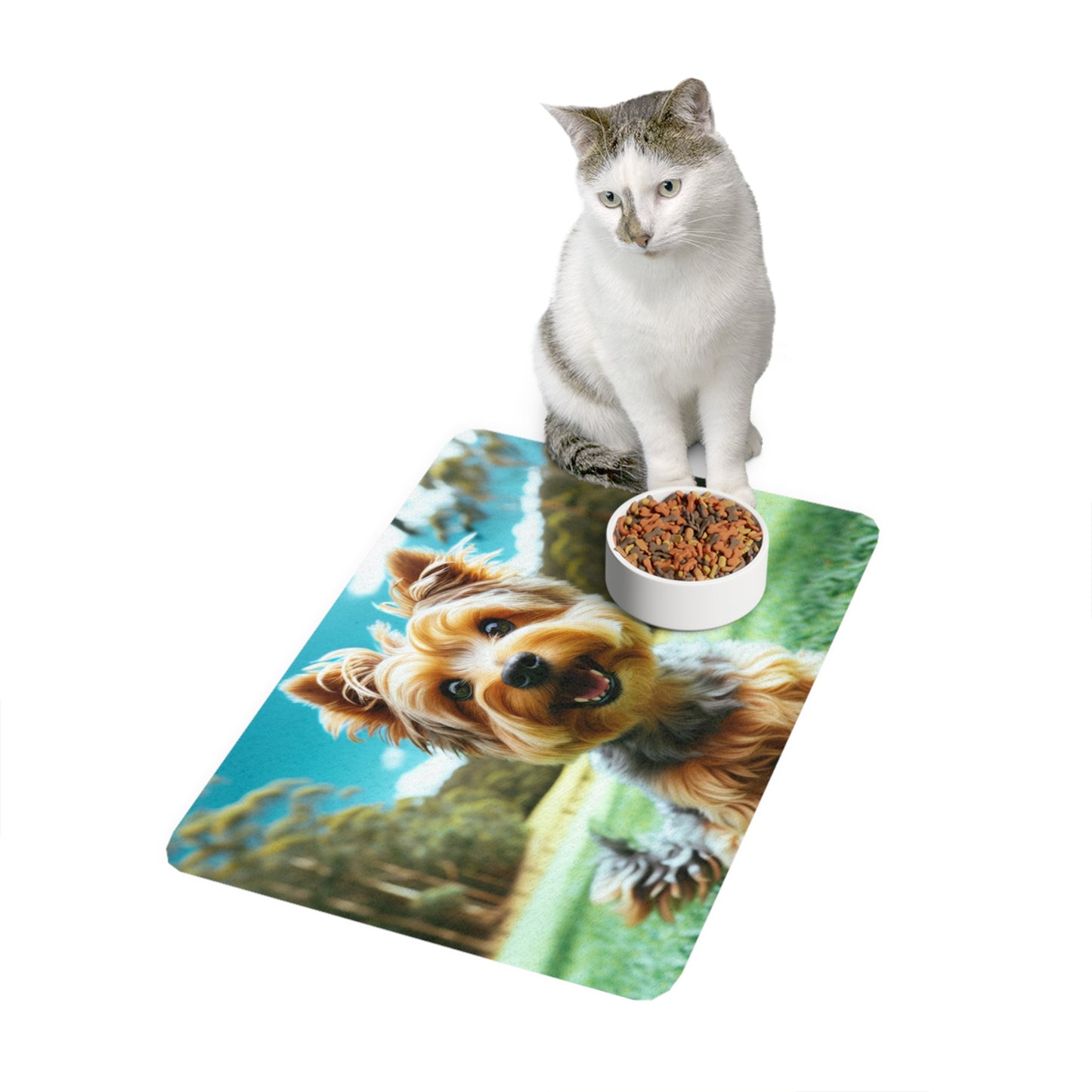 Pet Food Mat (12x18) - Australian Terrier