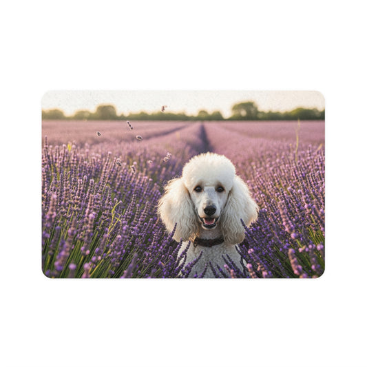 Pet Food Mat (12x18) - Poodle