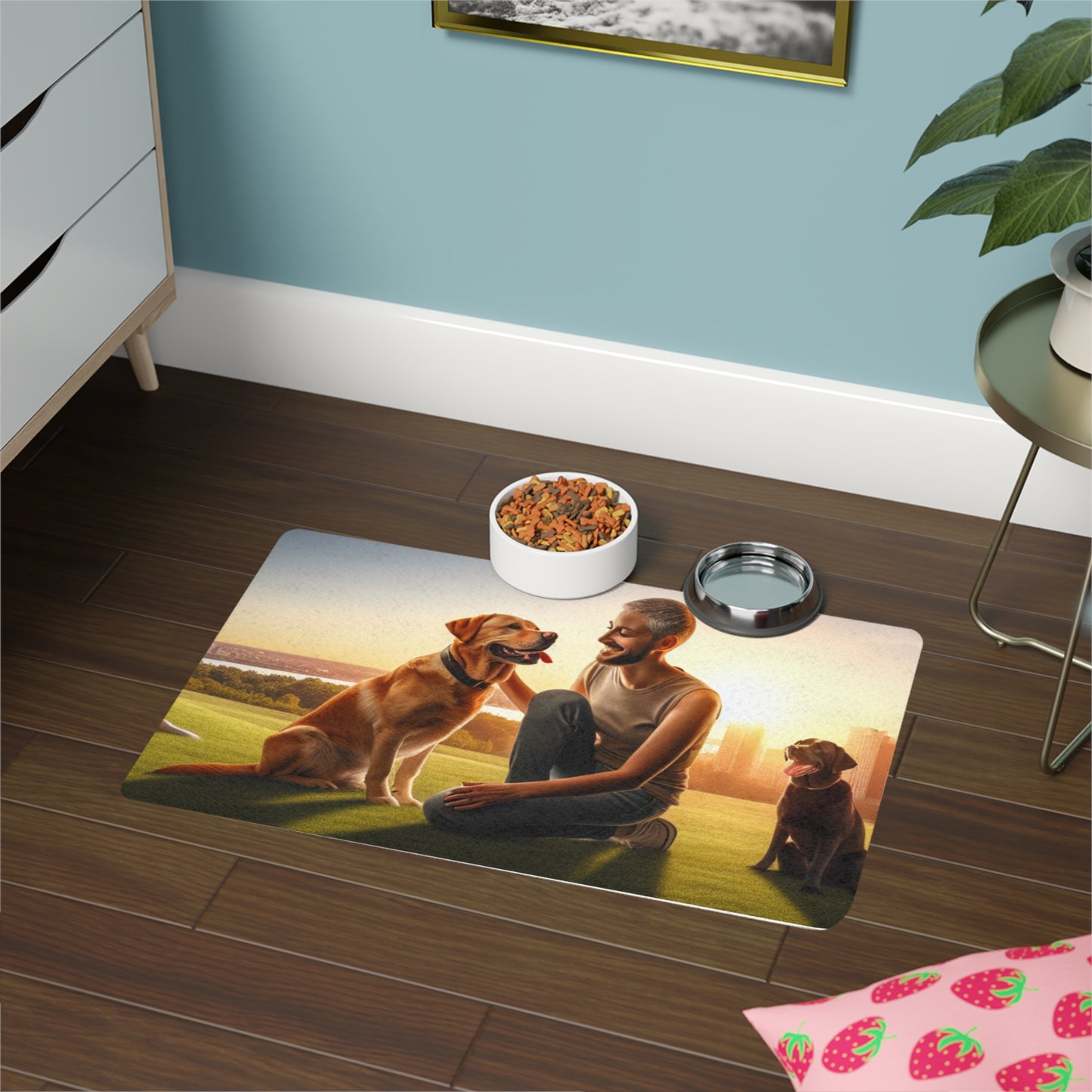 Pet Food Mat (12x18) - Labrador Retriever