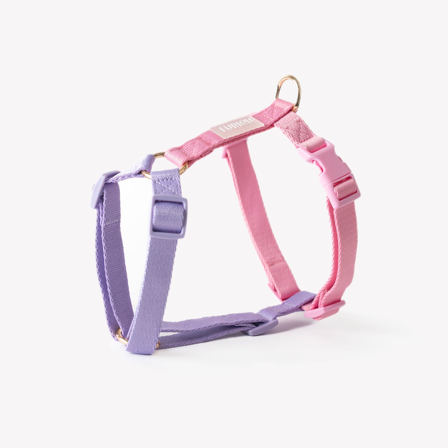 Harnais pour chien lavande et rose