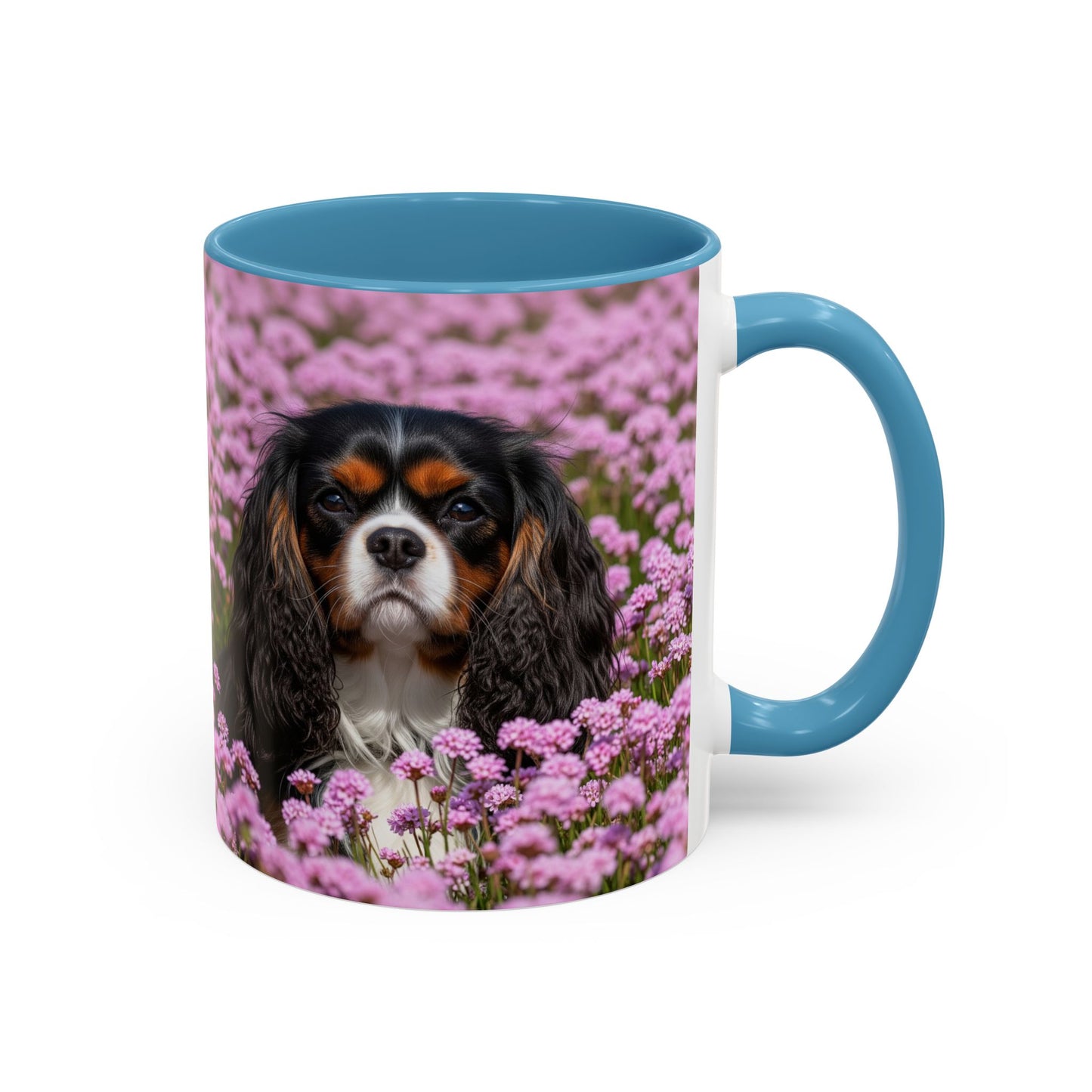 Taza de café con detalles de King Charles Spaniel: el regalo perfecto para los amantes de los perros.