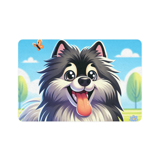 Pet Food Mat (12x18) - Keeshond