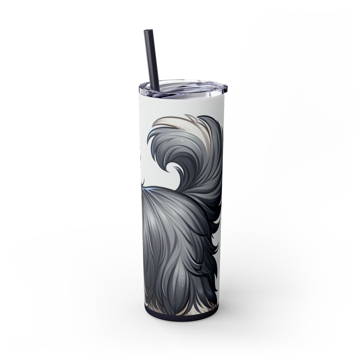 Old English Sheepdog Tumbler with Straw, 20oz