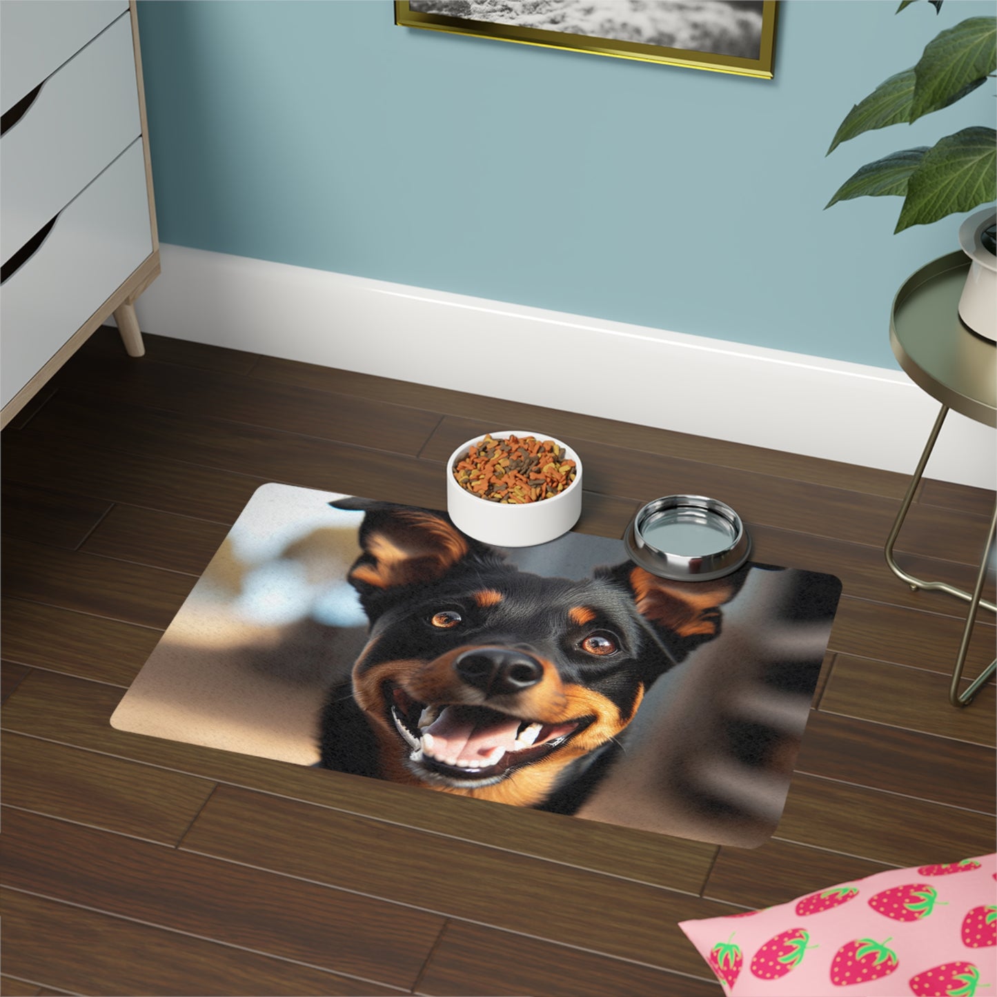 Pet Food Mat (12x18) - Working Kelpie