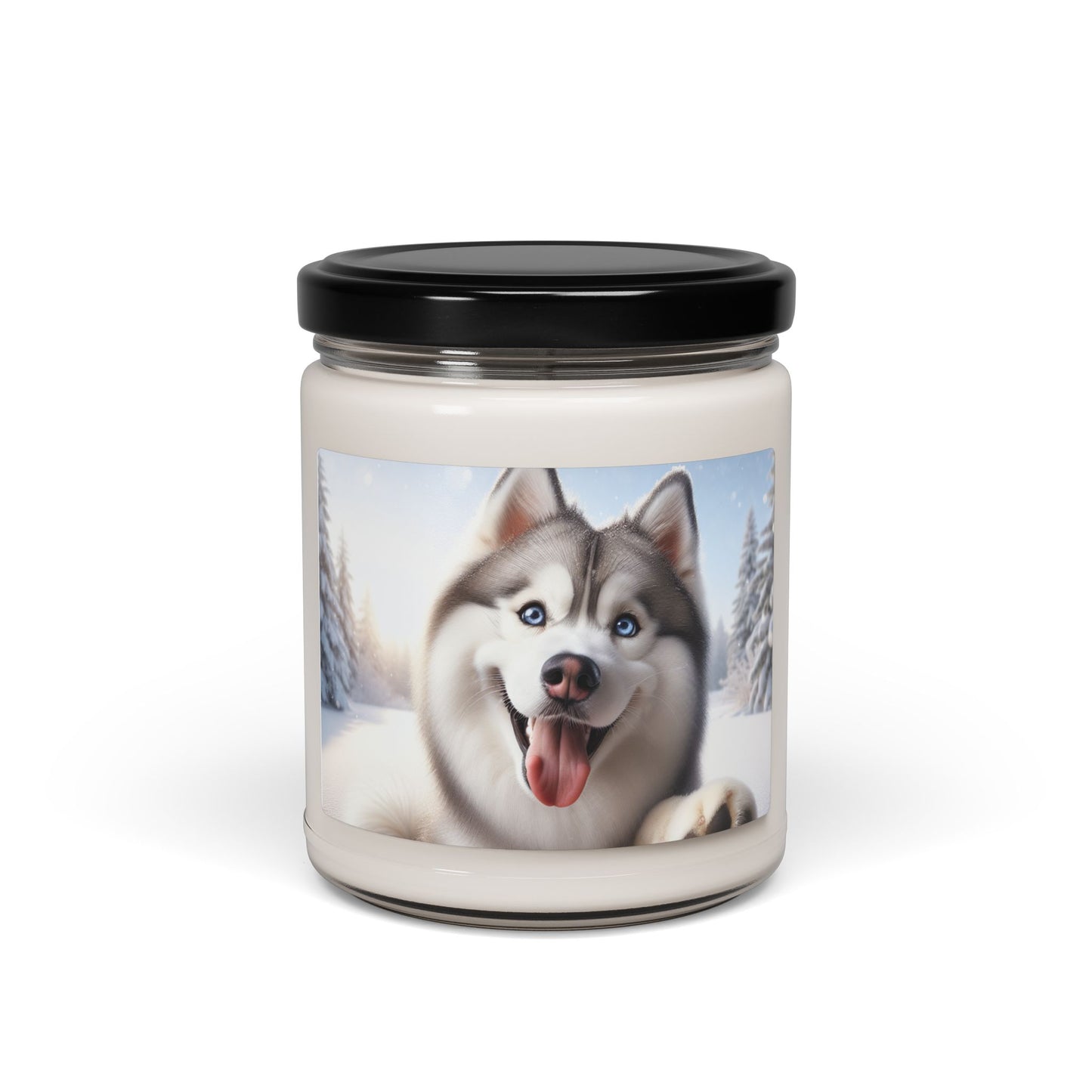 Siberian Husky- Scented Soy Candle, 9oz