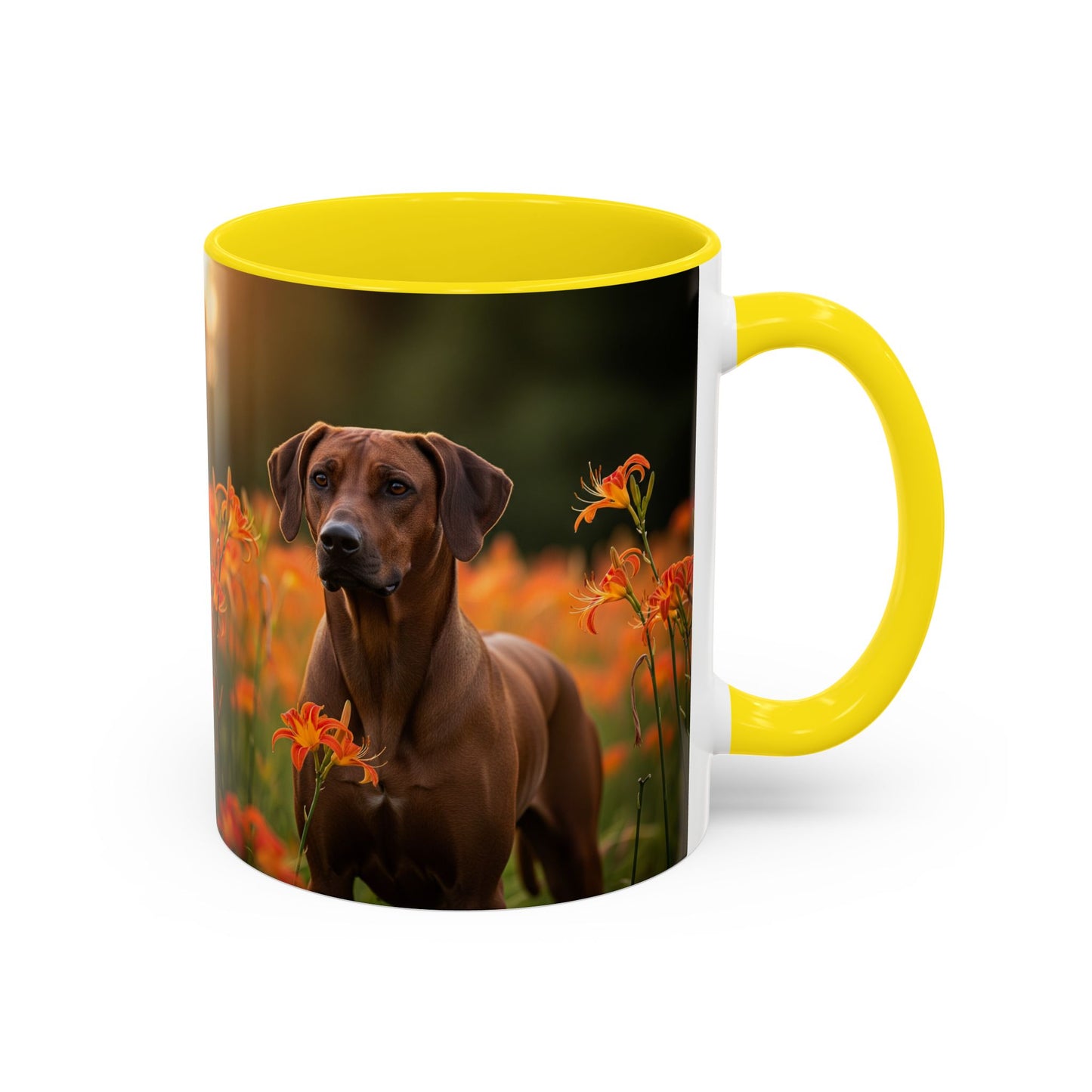 Taza de café con diseño de Rhodesian Ridgeback: el regalo perfecto para los amantes de los perros.