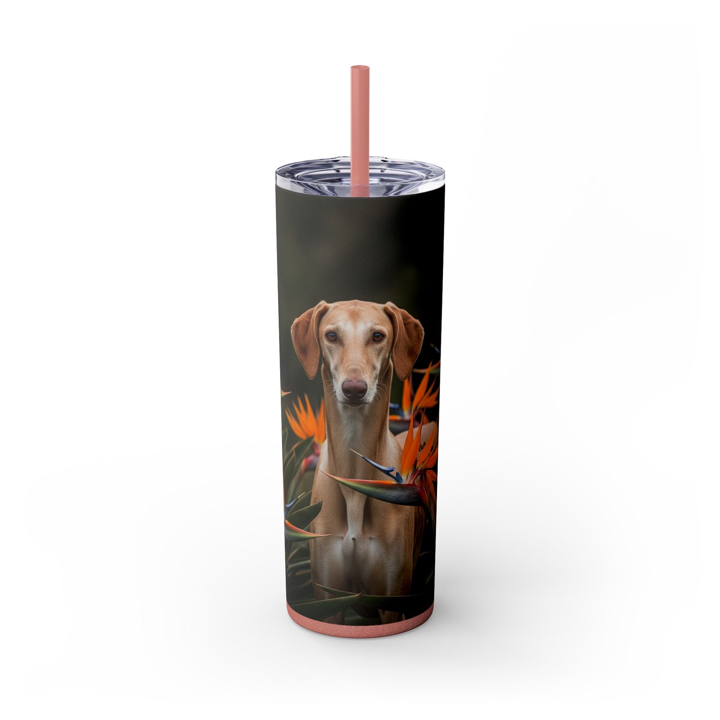 Azawakh Tumbler with Straw, 20oz