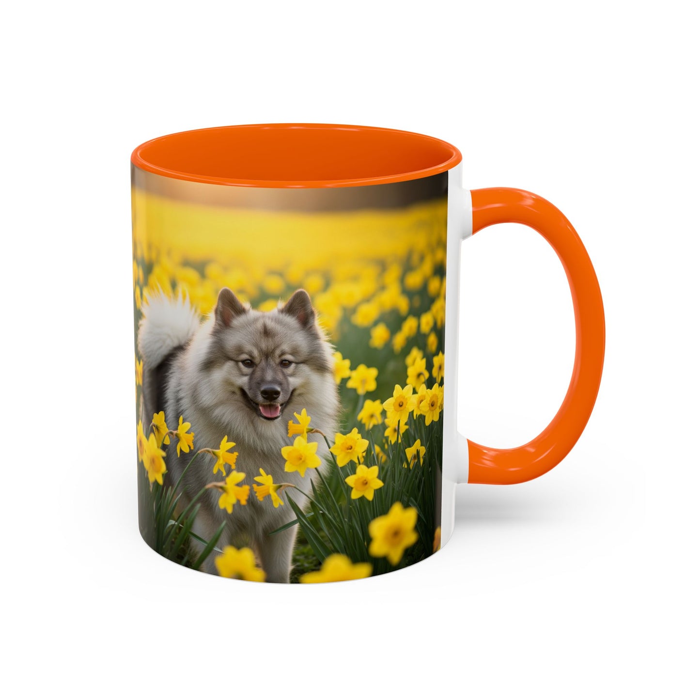 Taza con detalles de Keeshond: el regalo perfecto para los amantes de los perros