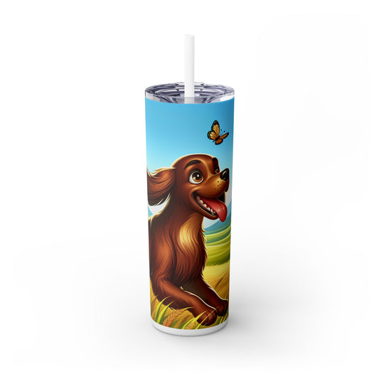 Field Spaniel Tumbler with Straw, 20oz