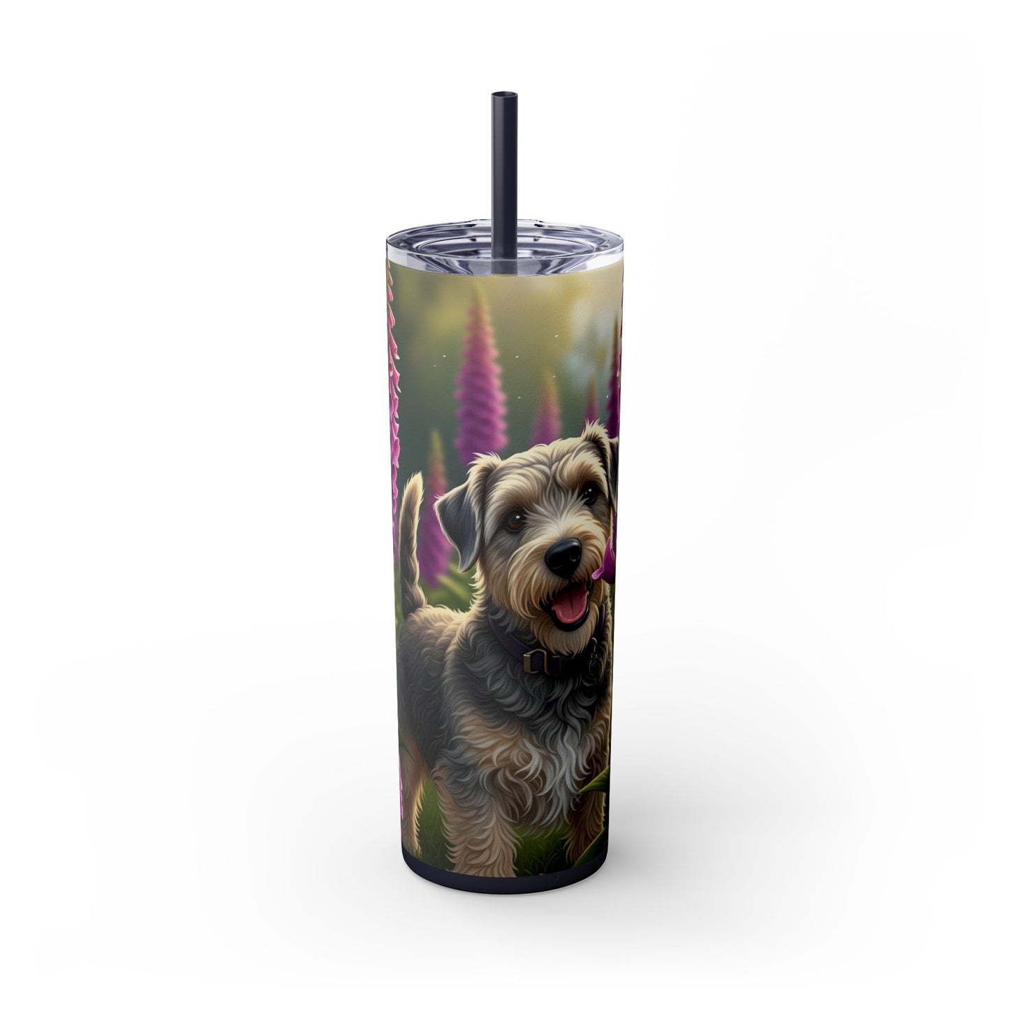 Skinny Tumbler with Straw – 20 oz Stainless Steel Cup