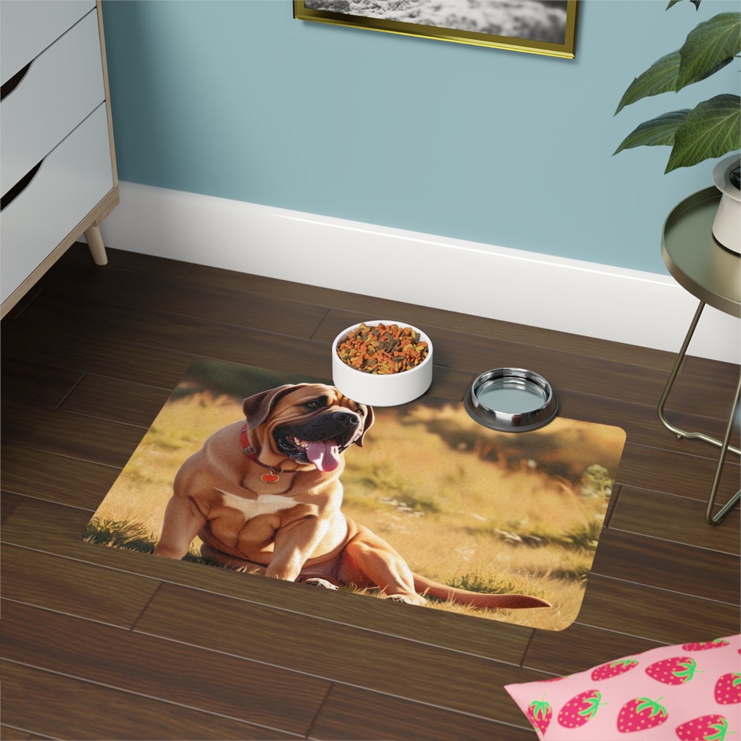 Pet Food Mat (12x18) - Mastiff