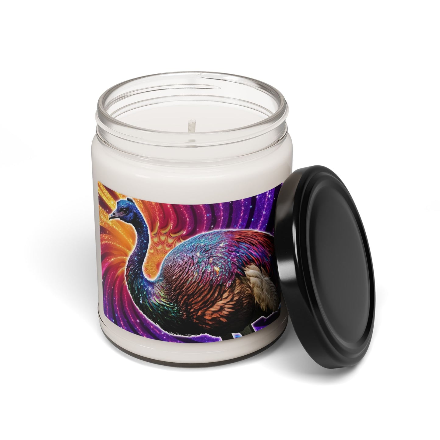 Glittery Emu- Scented Soy Candle, 9oz