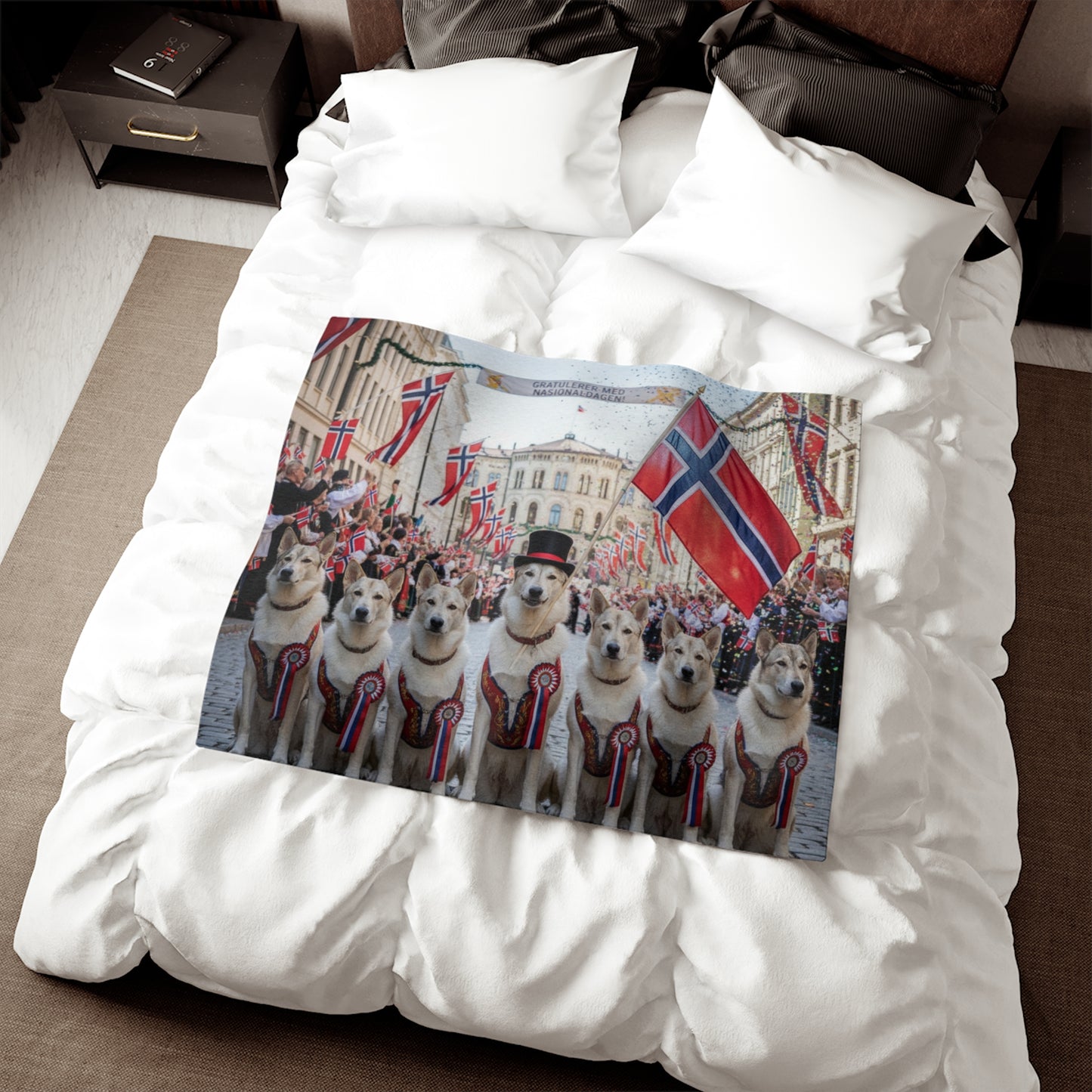 Norwegian Elkhound Blanket