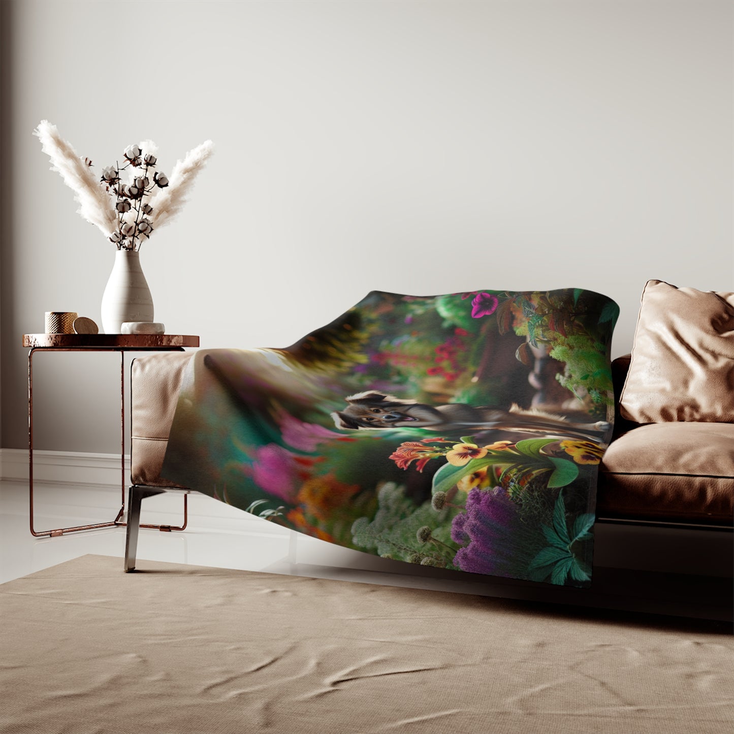 Peruvian Inca Orchid Sweatshirt Blanket