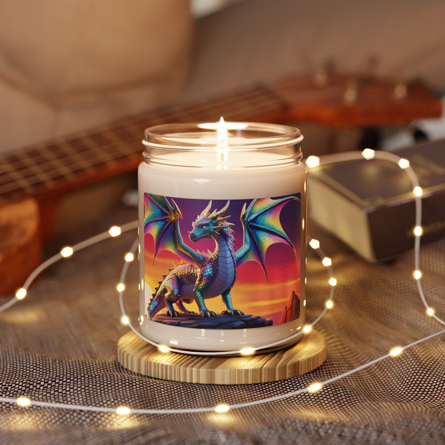 Rainbow Dragon- Scented Soy Candle, 9oz