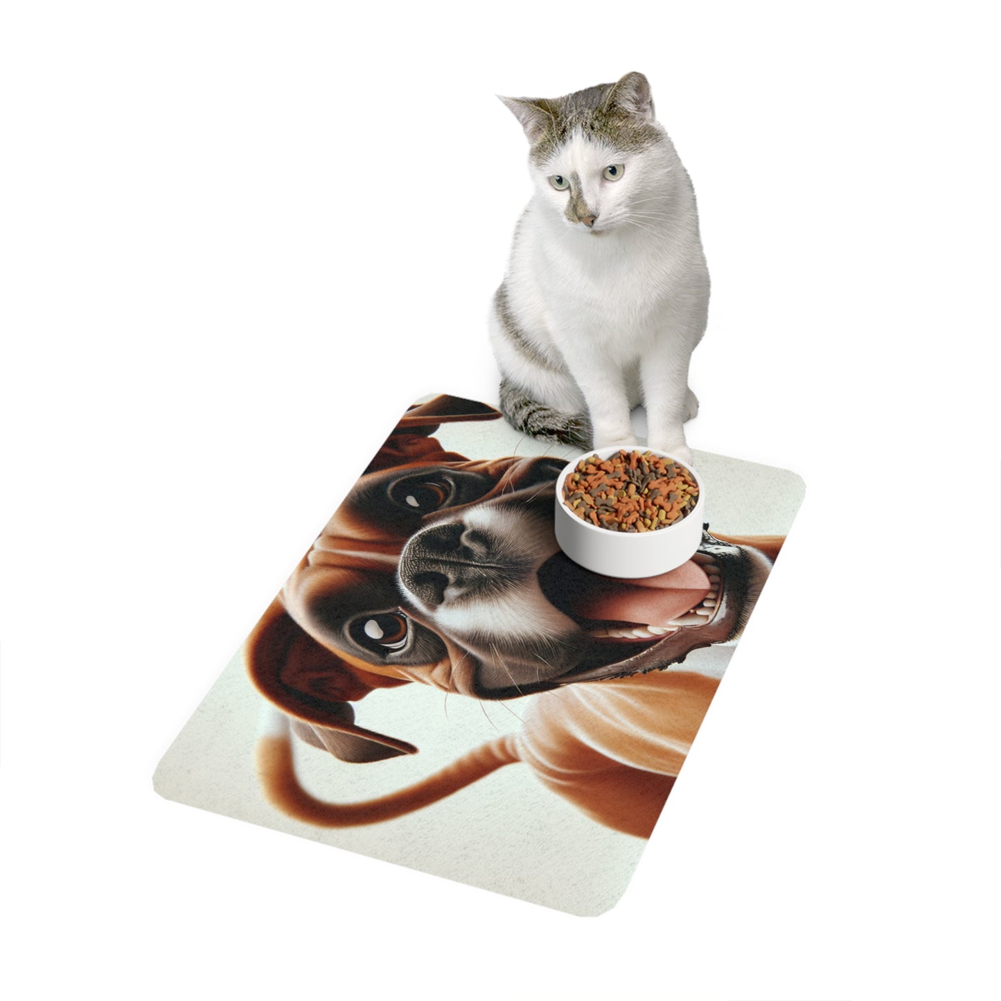 Pet Food Mat (12x18) - Boxer