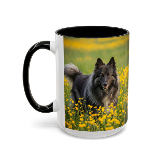 Belgian Sheepdog Accent Coffee Mug - Perfect Gift for Dog Lovers