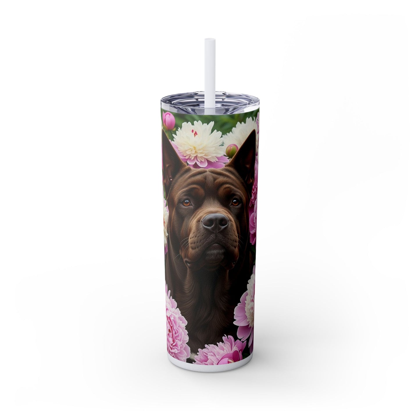 Gobelet isotherme de Chongqing (Chine) avec paille, 590 ml (20 oz).