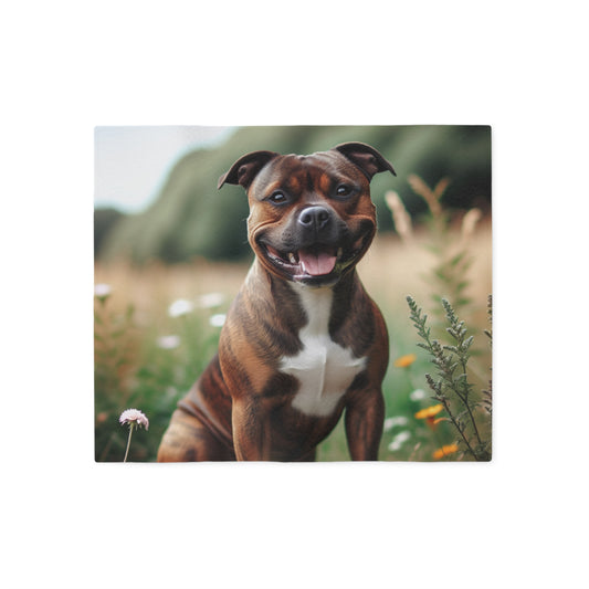 Staffordshire Bull Terrier Sweatshirt Blanket