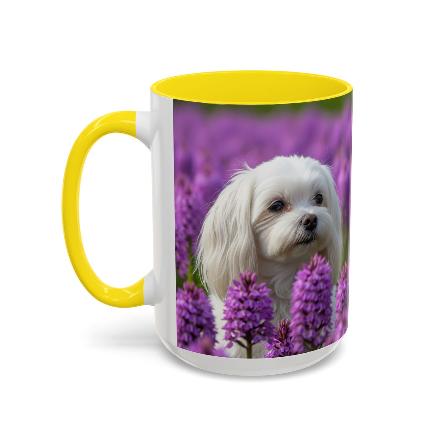 Mug à café à motif maltais - Cadeau idéal pour les amoureux des chiens