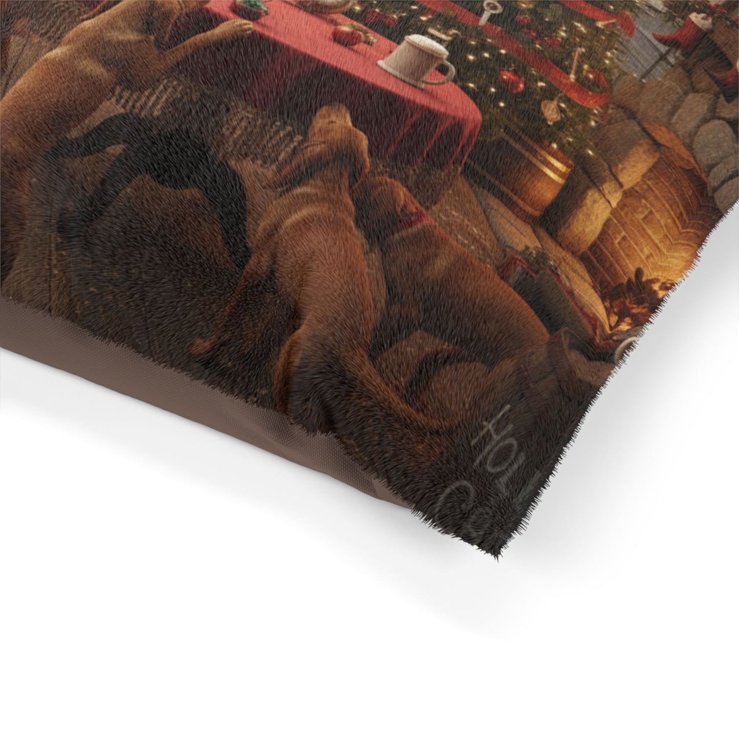Christmas Puppies Holiday Pet Bed