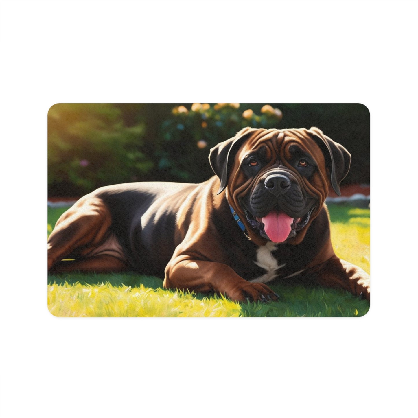 Pet Food Mat (12x18) - Neapolitan Mastiff