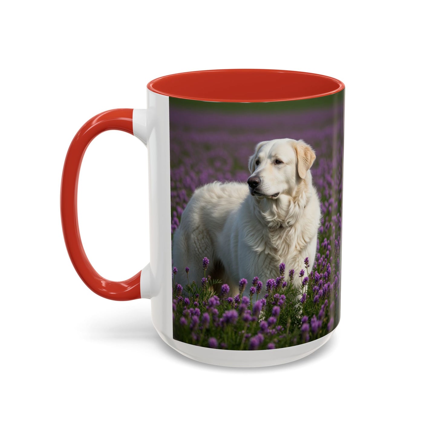 Taza de café con acento Kuvasz: regalo perfecto para los amantes de los perros
