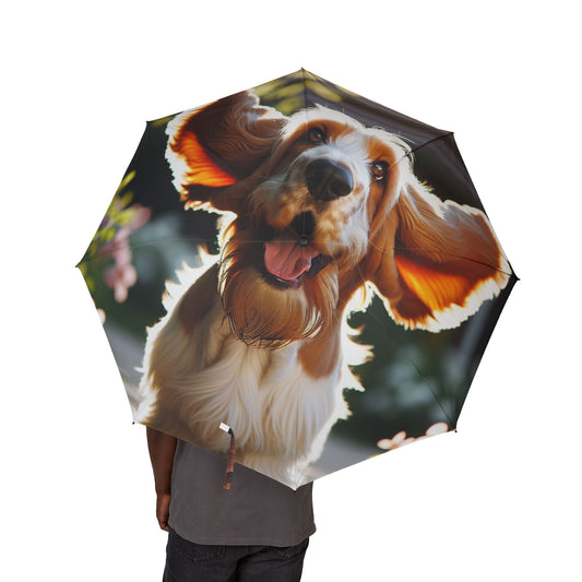 Grand Basset Griffon Vendeen Semi-Automatic Foldable Umbrella