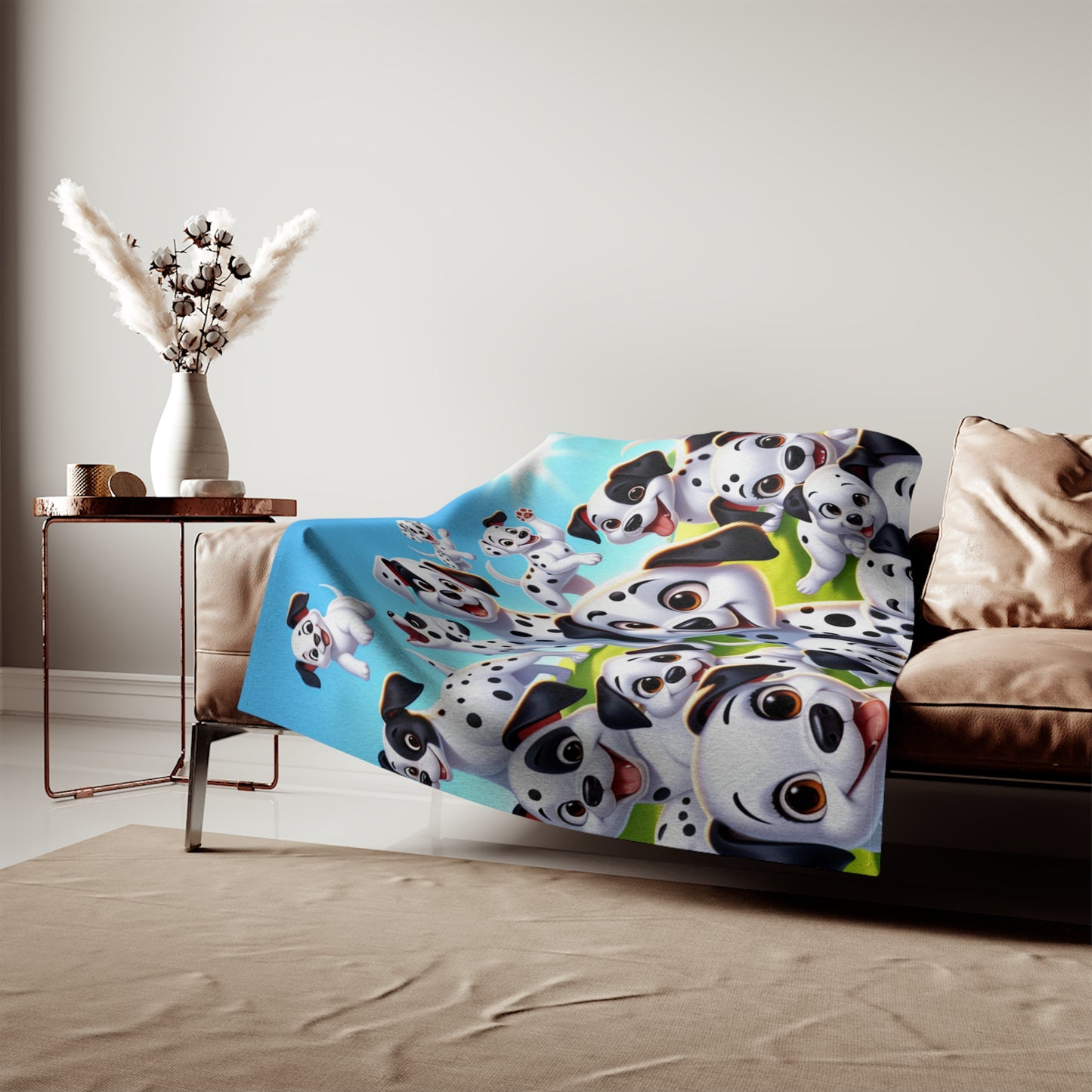 Dalmatian Sweatshirt Blanket