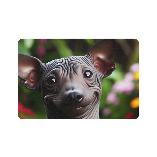 Pet Food Mat (12x18) - Peruvian Hairless Dog