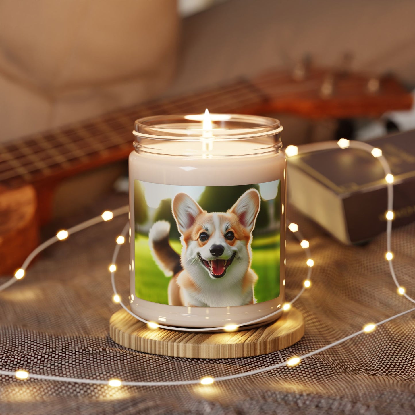 Welsh Corgi Pembroke- Scented Soy Candle, 9oz