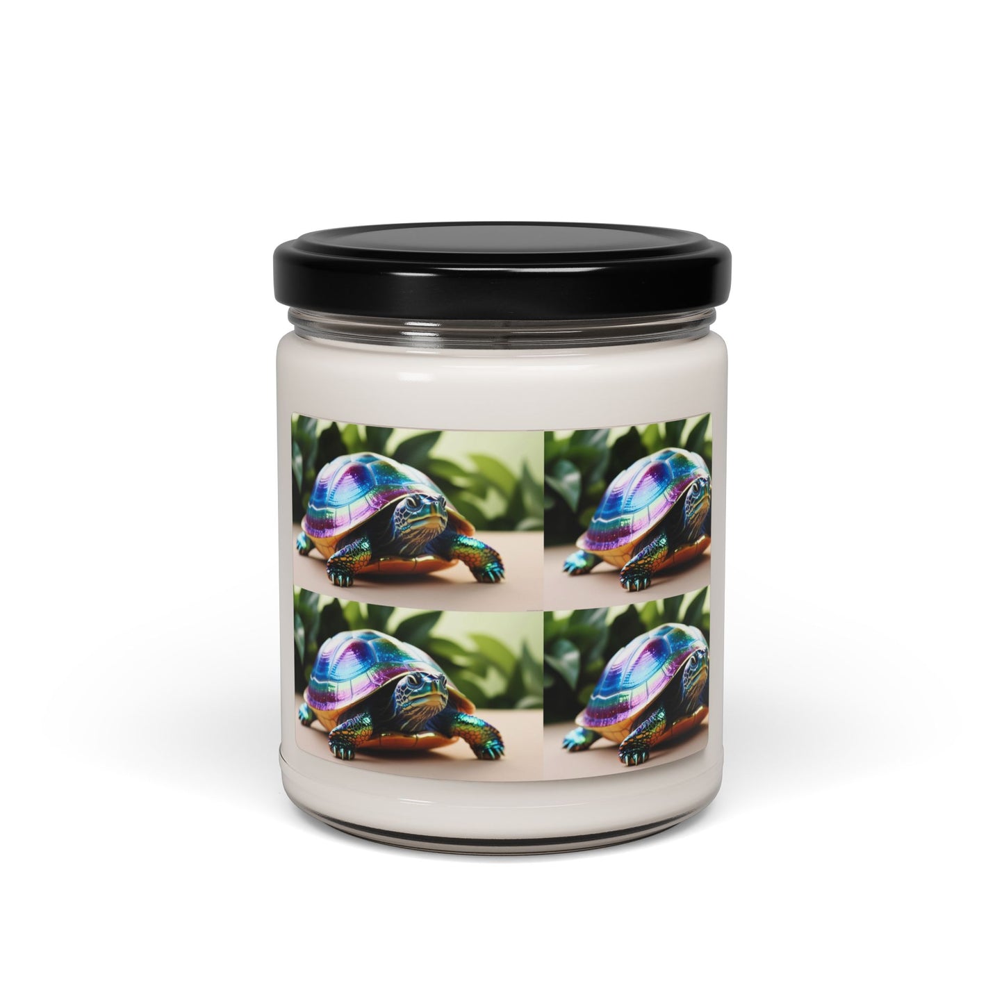 Glittery Rainbow Turtle- Scented Soy Candle, 9oz