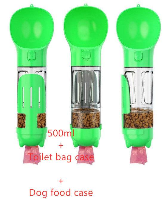 3-in-1 Pet Travel Water Bottle Feeder