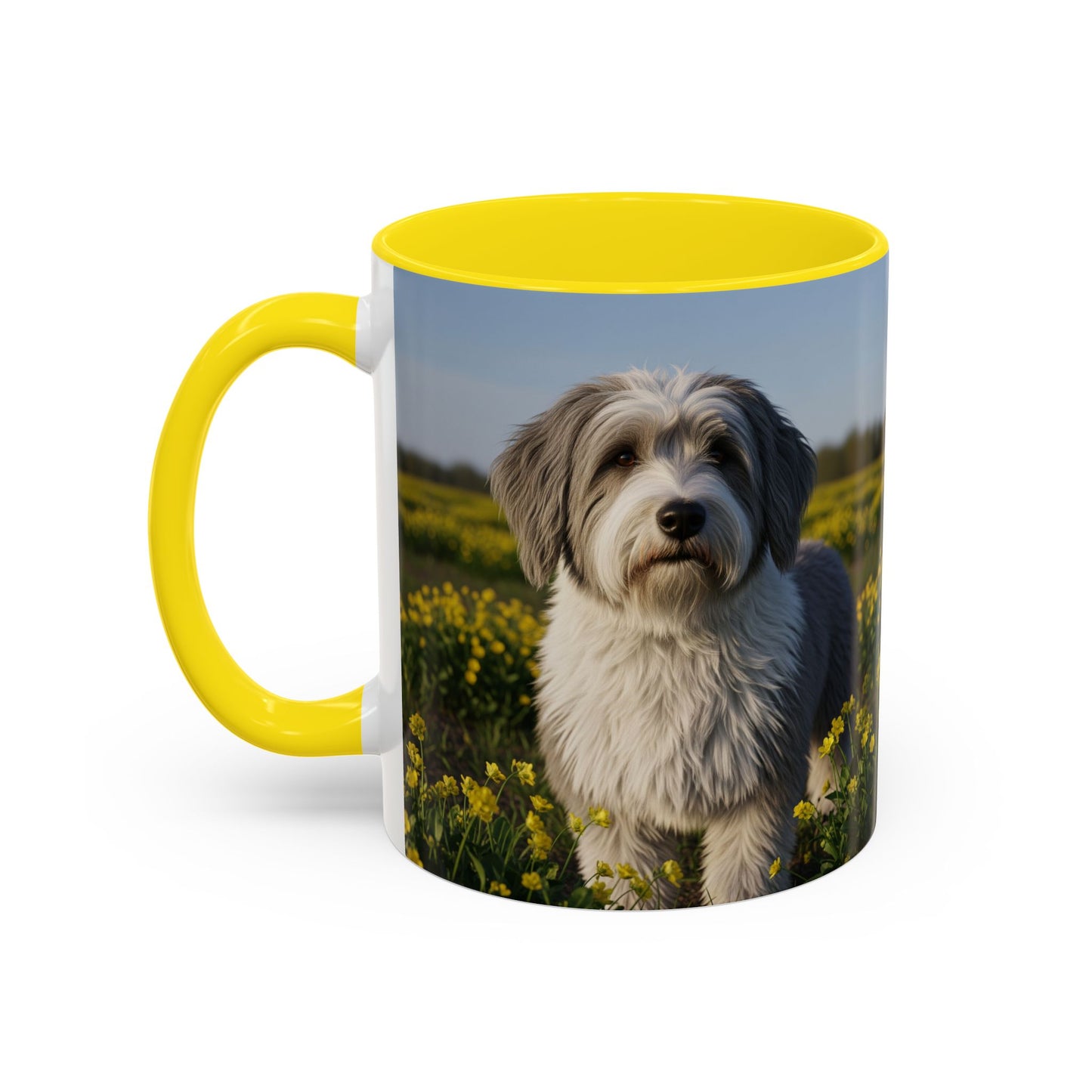 Taza de café con diseño de perro pastor polaco de las tierras bajas: el regalo perfecto para los amantes de los perros.