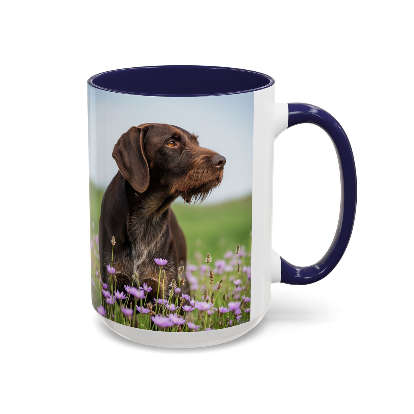 German Wirehaired Pointer Accent Coffee Mug - Perfect Gift for Dog Lovers