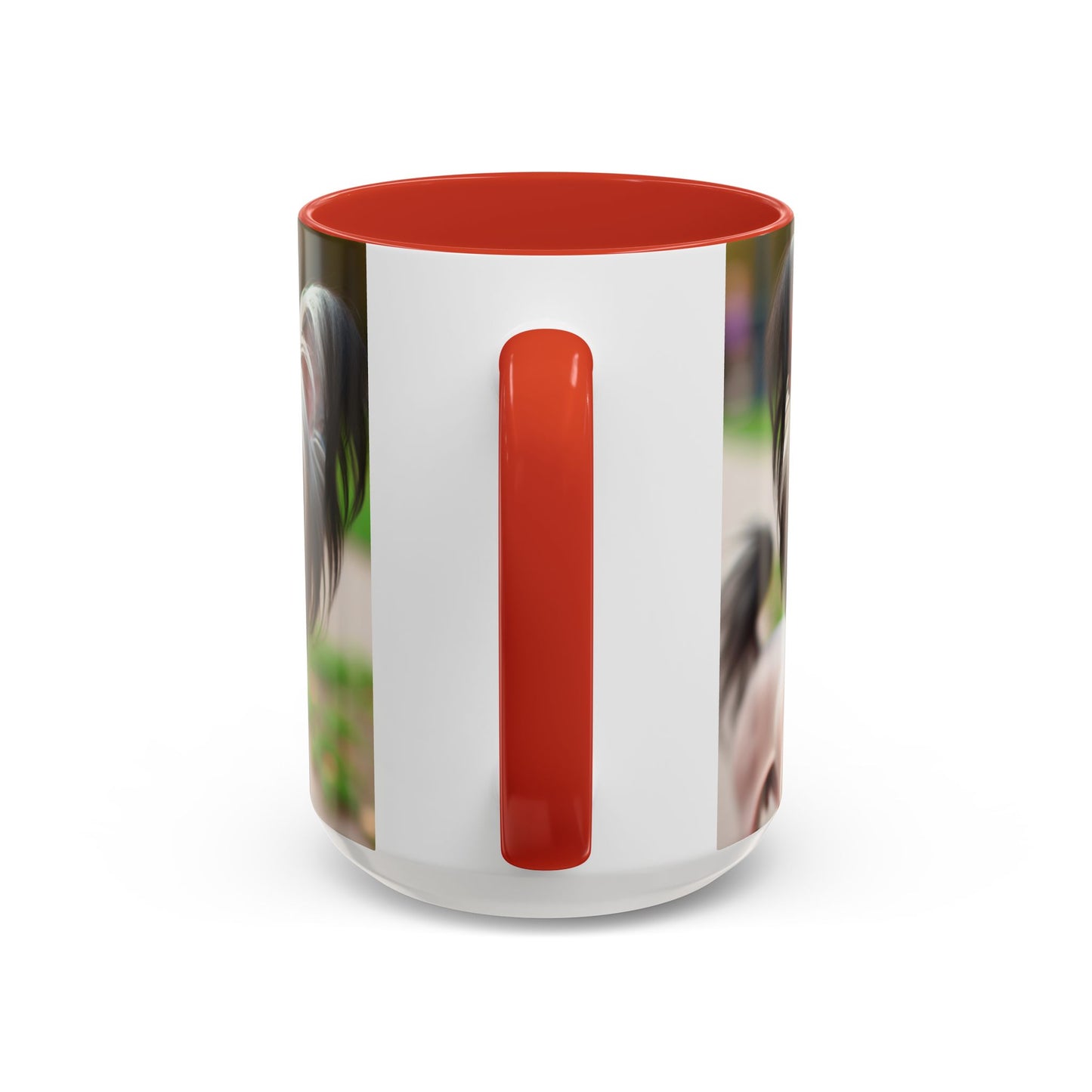 Chinese Crested Dog Accent Coffee Mug - Perfect Gift for Dog Lovers