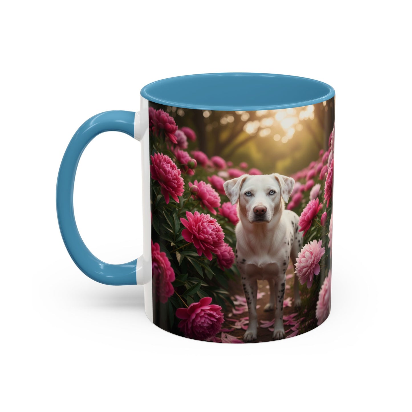 Catahoula Leopard Dog Accent Mug – Ceramic Coffee Cup