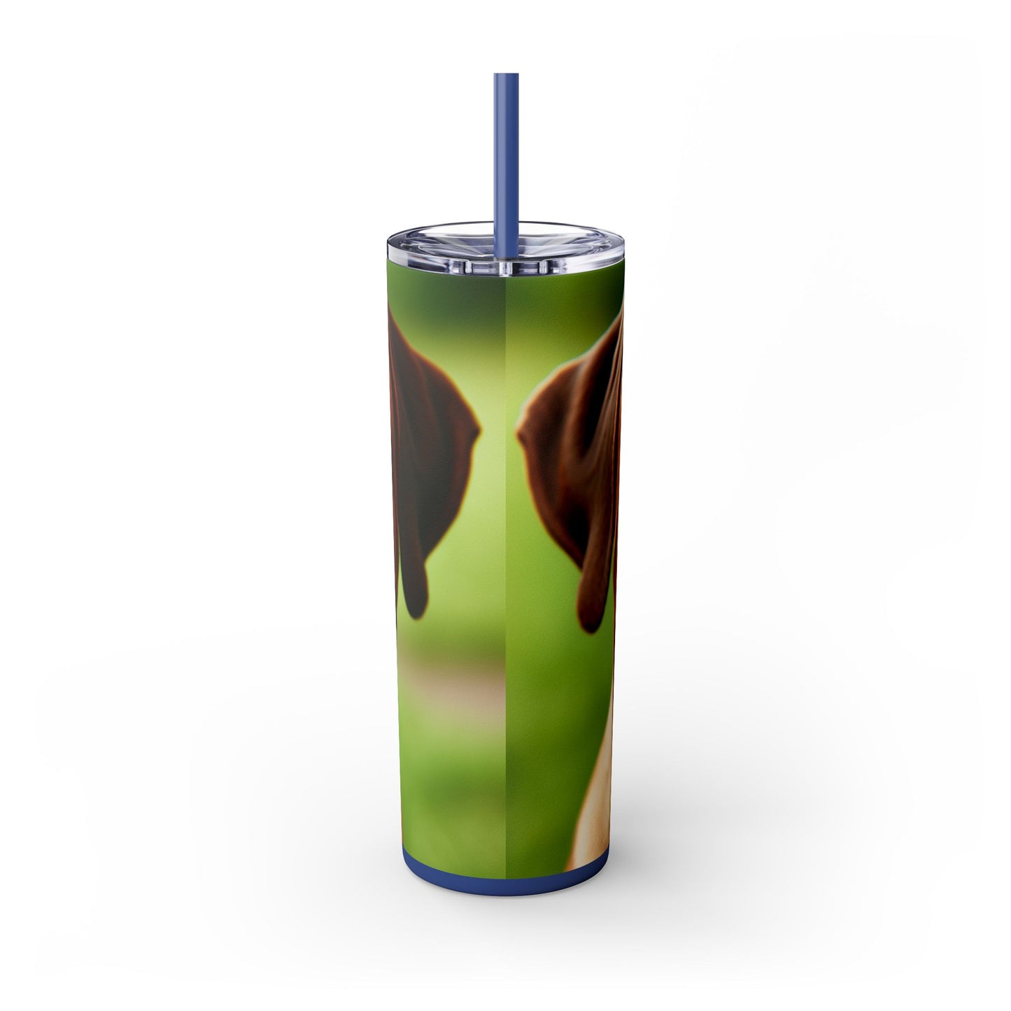 Rhodesian Ridgeback Skinny Tumbler with Straw, 20oz