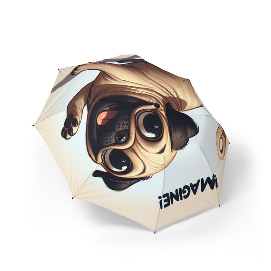 Pug Semi-Automatic Foldable Umbrella
