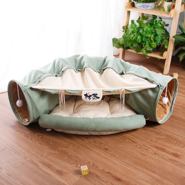 Collapsible Interactive Play Pet Tunnel