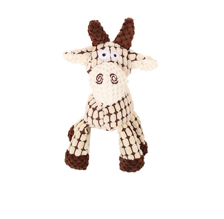 Squeaky Donkey Plush Dog Toy