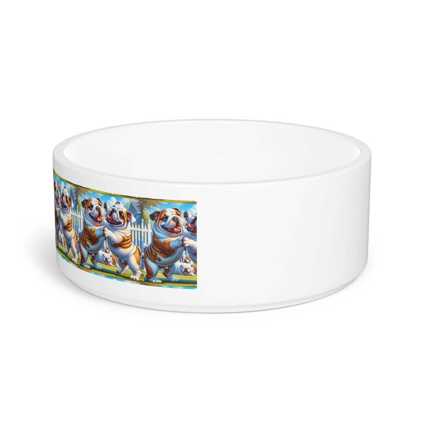 English Bulldogs Pet Bowl