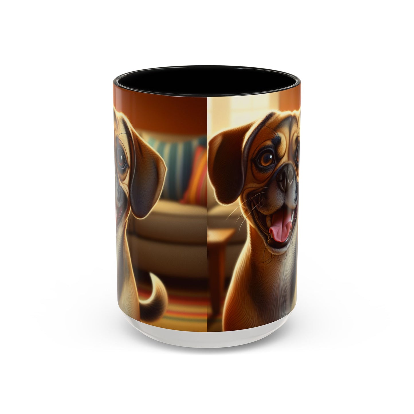 Taza de café con detalles de Puggle: el regalo perfecto para los amantes de los perros