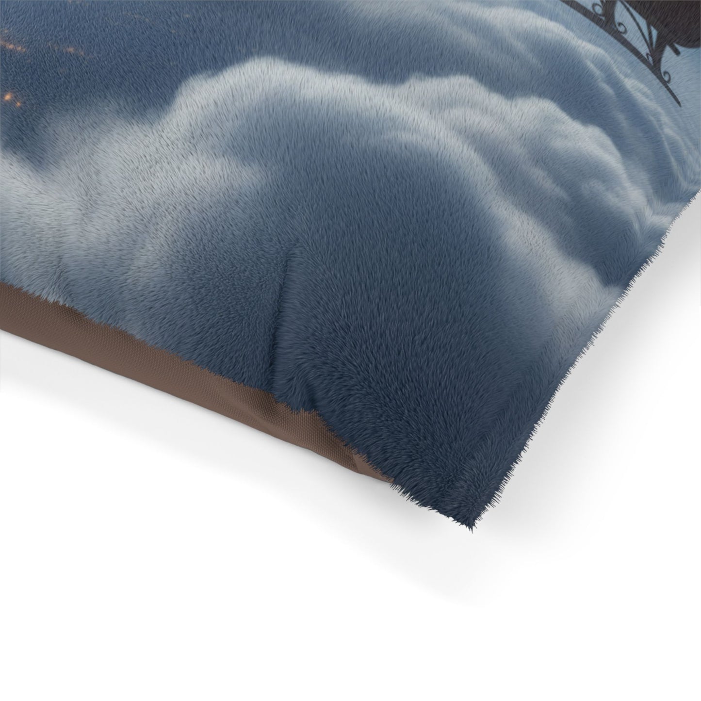 Santa's Poodle Powered Sleigh Pet Bed