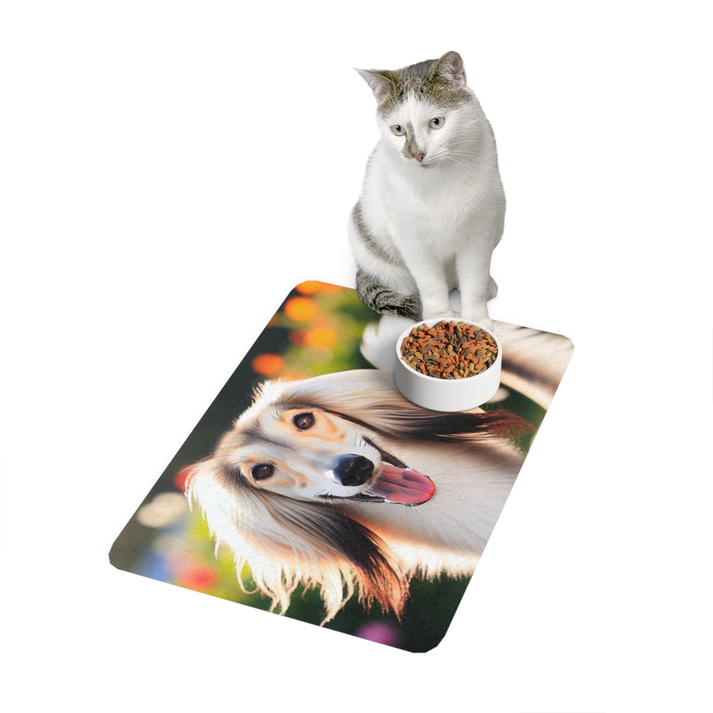 Pet Food Mat (12x18) - Saluki