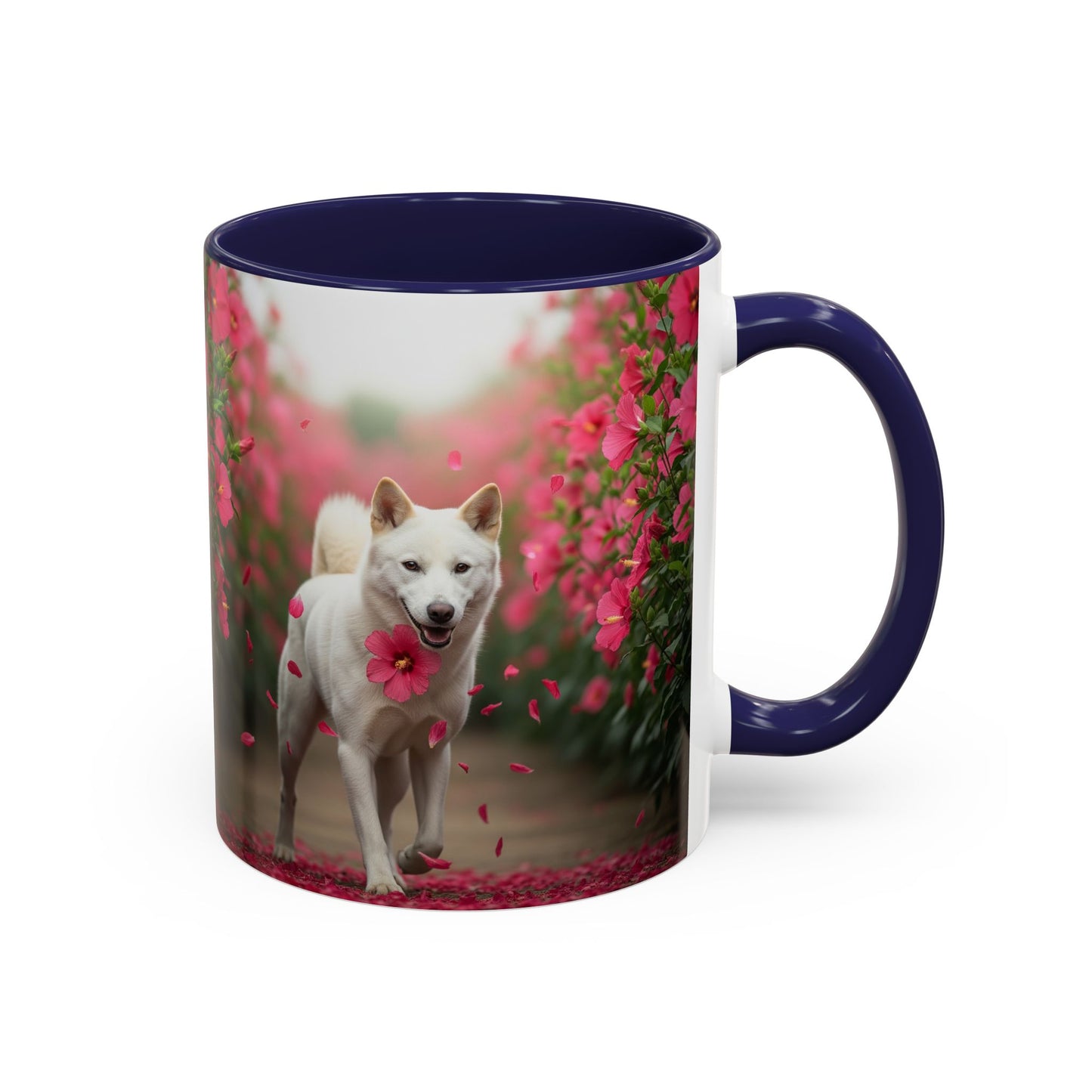 Taza de café con diseño de perro Jindo coreano: el regalo perfecto para los amantes de los perros.