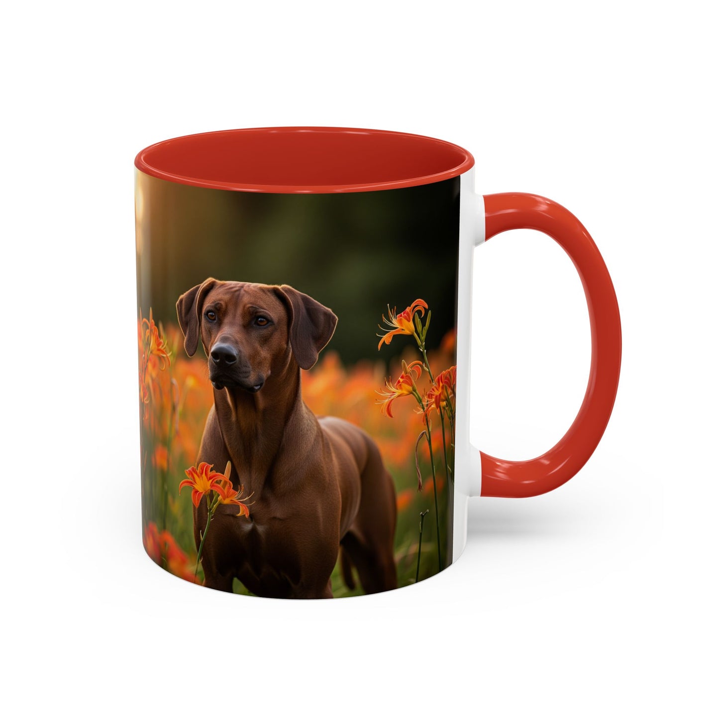 Taza de café con diseño de Rhodesian Ridgeback: el regalo perfecto para los amantes de los perros.