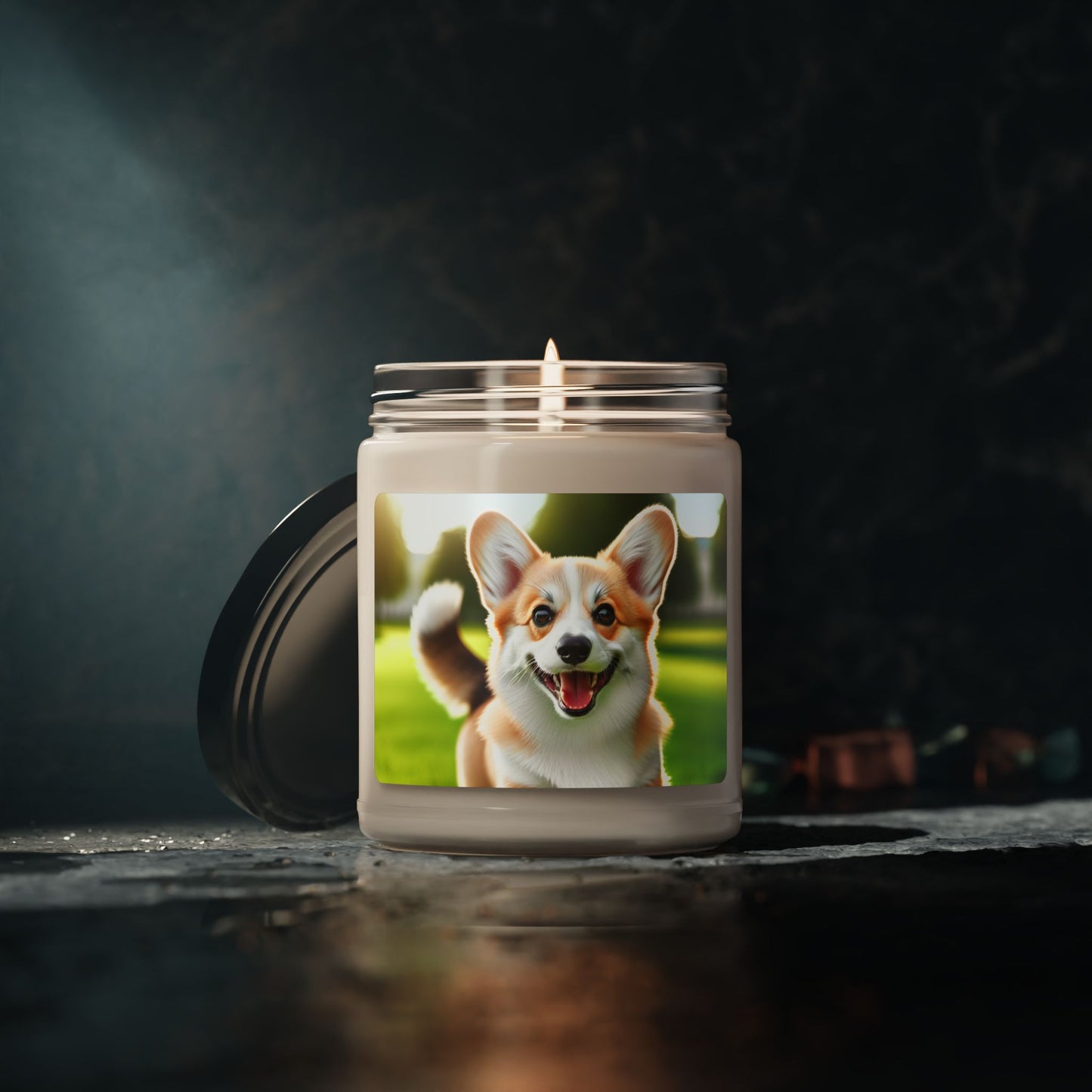 Welsh Corgi Pembroke- Scented Soy Candle, 9oz